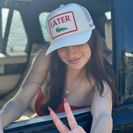 Later Aligator Trucker Hat